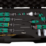 Wera Kit de montaje para sistemas de control de presión de neumáticos, Destornillador negro/Verde