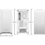 be quiet! Dark Base 701 Torre Blanco, Cajas de torre blanco, Torre, PC, Blanco, ATX, EATX, micro ATX, Mini-ATX, Acrilonitrilo butadieno estireno (ABS), Vidrio, Acero, Ámbar, Azul, Verde, Rojo
