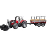 bruder Massey Ferguson vehículo de juguete, Automóvil de construcción Modelo a escala de tractor, 3 año(s), De plástico, Negro, Rojo, Plata