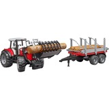 bruder Massey Ferguson vehículo de juguete, Automóvil de construcción Modelo a escala de tractor, 3 año(s), De plástico, Negro, Rojo, Plata