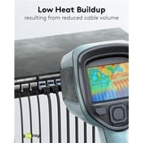 goobay Cable de parche ultraflexible Cat.6a slim, U/FTP negro