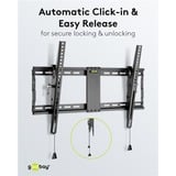 goobay Soporte de pared para TV Pro TILT (L) negro