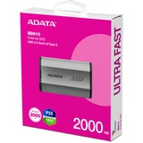 ADATA SD810-2000G-CSG, Unidad de estado sólido plateado