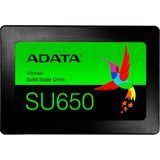 ADATA Ultimate SU650 2.5" 256 GB Serial ATA III 3D NAND, Unidad de estado sólido negro, 256 GB, 2.5", 520 MB/s, 6 Gbit/s