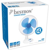 Bestron DDF35W, Ventilador blanco/Azul