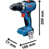 Bosch Atornillador inalámbrico GSR 18V-65 Professional, 18 Voltios, Taladro/destornillador azul