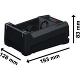 Bosch Set de atornillador de impacto inalámbrico GDX 18 voltios 285 Nm con 2 baterías 5,0 Ah y juego de puntas de 31 piezas en L-BOXX, Kit de herramientas en caja
