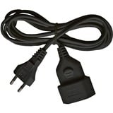 Brennenstuhl Cable de extensión de plástico para interior, 3 metros, Cable alargador negro