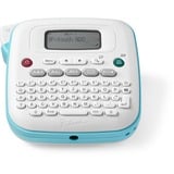 Brother PT-N20 impresora de etiquetas Transferencia térmica Color 180 x 180 DPI 12 mm/s, Rotulador blanco/Celeste, Transferencia térmica, 180 x 180 DPI, 12 mm/s, Color, Azul, Blanco