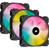 Corsair SP120 RGB ELITE Carcasa del ordenador Ventilador 12 cm Negro 3 pieza(s) negro/Transparente, Ventilador, 12 cm, 400 RPM, 1500 RPM, 18 dB, 47,7 cfm