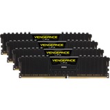 Corsair Vengeance LPX 64GB DDR4-2400 módulo de memoria 4 x 16 GB 2400 MHz, Memoria RAM negro, 64 GB, 4 x 16 GB, DDR4, 2400 MHz, 288-pin DIMM, Negro