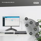 Digitus 24-Port Gigabit, Interruptor/Conmutador 