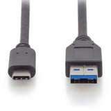 Digitus Cable de conexión USB 3.2 Gen 2 USB-A > USB-C negro