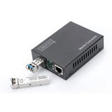 Digitus Convertidor de medios 10 Gigabit negro