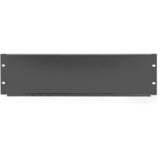 Digitus Cubierta ciega para armarios de 483 mm (19") negro, Negro, 3U, Turquía, 48,3 cm (19"), 483 mm, 12 mm