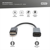 Digitus DB-340400-001-S, Adaptador negro