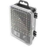 Digitus Juego de destornilladores para mecánica de precisión, Conjuntos de bits negro/Transparente