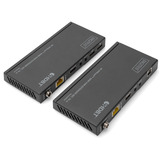Digitus Set extensor HDMI KVM 4K HDBaseT, Alargador de HDMI negro
