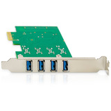 Digitus Tarjeta de expansión PCI Express USB 3.0 de 4 puertos, Tarjeta de interfaz 