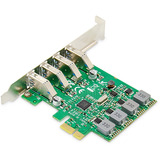 Digitus Tarjeta de expansión PCI Express USB 3.0 de 4 puertos, Tarjeta de interfaz 