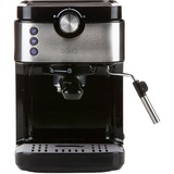 Domo Cafetera espresso negro/Plateado