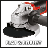 EINHELL Amoladora angular TC-AG 125/850 rojo/Negro