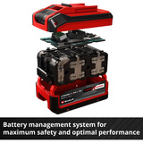 EINHELL Batería Power-X-Change Plus Multi-Ah 18 Voltios 5,0 a 8,0 Ah rojo/Negro