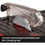 EINHELL Cortadora de azulejos Power X-Change TE-TC 18/115 Li - Solo, 18 Voltios, Cortador de azulejos rojo/Negro