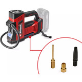 EINHELL Power X-Change Compresor de aire para coche CE-CC 18/23 D Li-Solo, 18 Voltios rojo/Negro