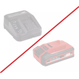 EINHELL Power X-Change Compresor de aire para coche CE-CC 18/23 D Li-Solo, 18 Voltios rojo/Negro