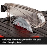 EINHELL TE-TC 18/115 Li - Solo, Cortador de azulejos rojo/Negro