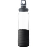 Emsa N3100100, Botella de agua transparente/Negro