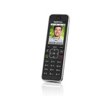 FRITZ! FRITZ!Fon C6, Unidad móvil negro, Fon C6, Teléfono DECT, Terminal inalámbrico, Altavoz, 300 entradas, Identificador de llamadas, Negro