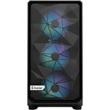 Fractal Design Meshify 2 Lite Negro, Cajas de torre negro, PC, Negro, ATX, EATX, micro ATX, Mini-ITX, Acero, Vidrio templado, Multi, Ventiladores de la caja