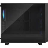 Fractal Design Meshify 2 Lite Negro, Cajas de torre negro, PC, Negro, ATX, EATX, micro ATX, Mini-ITX, Acero, Vidrio templado, Multi, Ventiladores de la caja