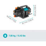 GARDENA Bomba de jardín 3700/4 P BASIC turquesa/Negro