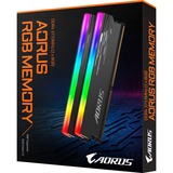 GIGABYTE AORUS RGB módulo de memoria 16 GB 2 x 8 GB DDR4 3733 MHz, Memoria RAM gris, 16 GB, 2 x 8 GB, DDR4, 3733 MHz, 288-pin DIMM