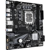 GIGABYTE B760M H V2, Placa base negro