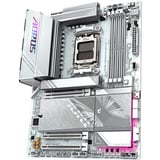 GIGABYTE X870E AORUS ELITE WIFI7 ICE Placa base - Soporta procesadores AMD Ryzen 9000, VRM digital de 16+2+2 fases, hasta 8200 MHz DDR5 (O.C.), 3x PCIe 5.0 + 1x PCIe 4.0, Wi-Fi 7, LAN 2.5 GbE, USB 4 blanco, VRM digital de 16+2+2 fases, hasta 8200 MHz DDR5 (O.C.), 3x PCIe 5.0 + 1x PCIe 4.0, Wi-Fi 7, LAN 2.5 GbE, USB 4, AMD, Zócalo AM5, AMD Ryzen 7000 Series, AMD Ryzen 8000 Series, AMD Ryzen 9000 Series, Zócalo AM5, DDR5-SDRAM, 256 GB