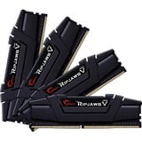 G.Skill Ripjaws V F4-3600C14Q-32GVKA módulo de memoria 32 GB 4 x 8 GB DDR4 3600 MHz, Memoria RAM negro, 32 GB, 4 x 8 GB, DDR4, 3600 MHz, 288-pin DIMM
