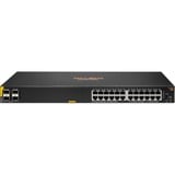 Hewlett Packard Enterprise Aruba 6000 24G Class4 PoE 4SFP 370W Gestionado L3 Gigabit Ethernet (10/100/1000) Energía sobre Ethernet (PoE) 1U, Interruptor/Conmutador Gestionado, L3, Gigabit Ethernet (10/100/1000), Energía sobre Ethernet (PoE), Montaje en rack, 1U