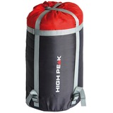 High Peak Lite Pak 1200, Saco de dormir verde/Rojo