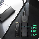 ICY BOX 61173, Caja de unidades negro