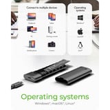 ICY BOX Spade Case 1806, Caja de unidades negro