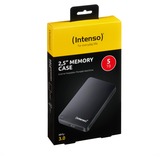 Intenso 2,5" Memory Case disco duro externo 5000 GB Negro, Unidad de disco duro negro, 5" Memory Case, 5000 GB, 2.5", 3.2 Gen 1 (3.1 Gen 1), 5400 RPM, Negro