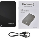 Intenso 2,5" Memory Case disco duro externo 5000 GB Negro, Unidad de disco duro negro, 5" Memory Case, 5000 GB, 2.5", 3.2 Gen 1 (3.1 Gen 1), 5400 RPM, Negro