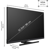 JVC LT-32VF5355W, Televisor LED blanco