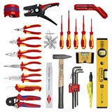 KNIPEX 00 21 33 E, Kit de herramientas negro