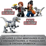 LEGO 76946 Jurassic World Captura de los Velocirraptores Blue y Beta, Dinosaurios de Juguete, Juegos de construcción Dinosaurios de Juguete, Juego de construcción, 6 año(s), Plástico, 181 pieza(s), 340 g