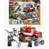 LEGO Jurassic World 76946 Captura de los Velocirraptores Blue y Beta, Dinosaurios de Juguete, Juegos de construcción Dinosaurios de Juguete, Juego de construcción, 6 año(s), Plástico, 181 pieza(s), 340 g